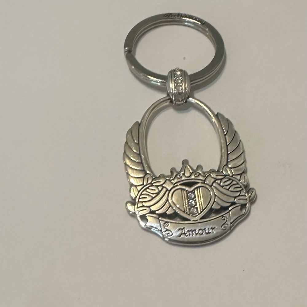 Brighton Amour Silver Keychain